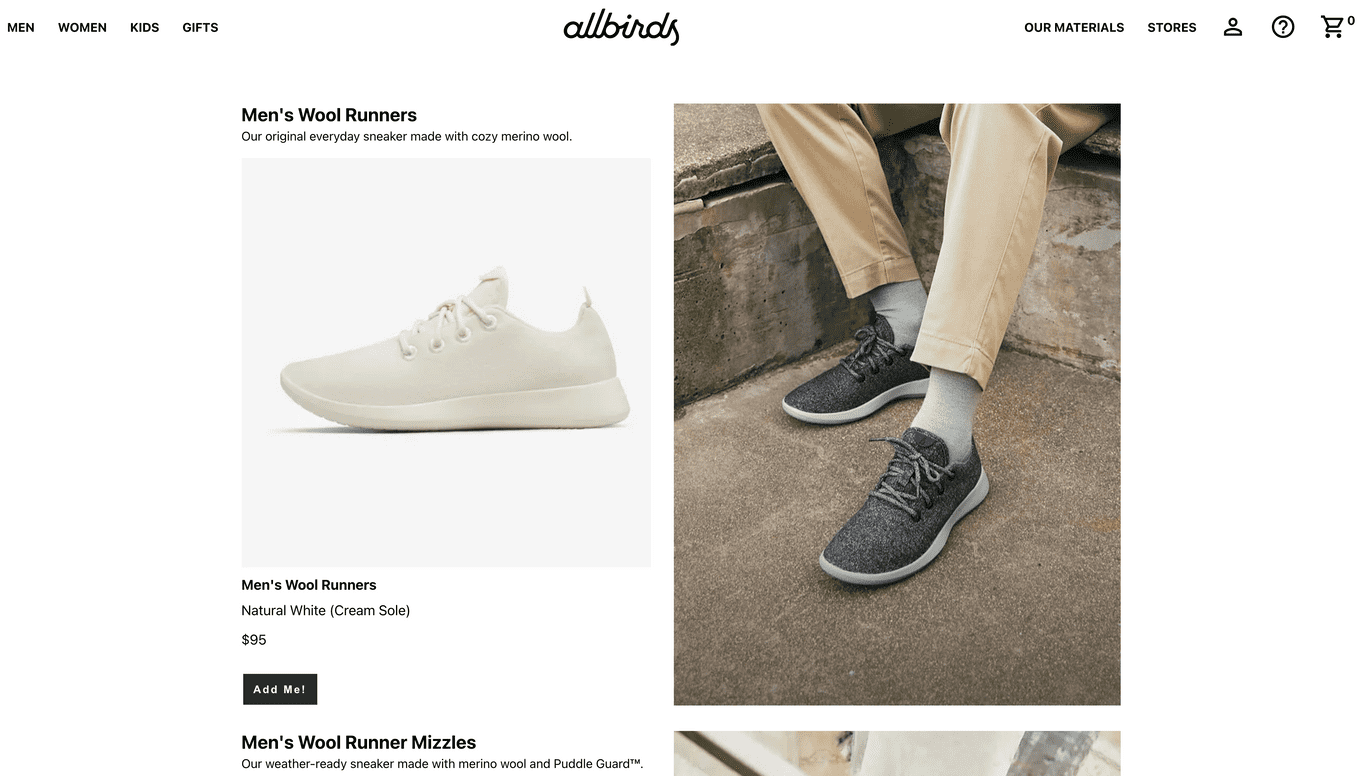 Allbirds Clone